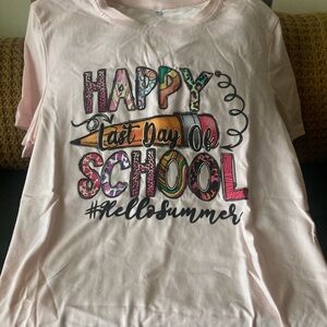 Kids Pink Graphic T-Shirt